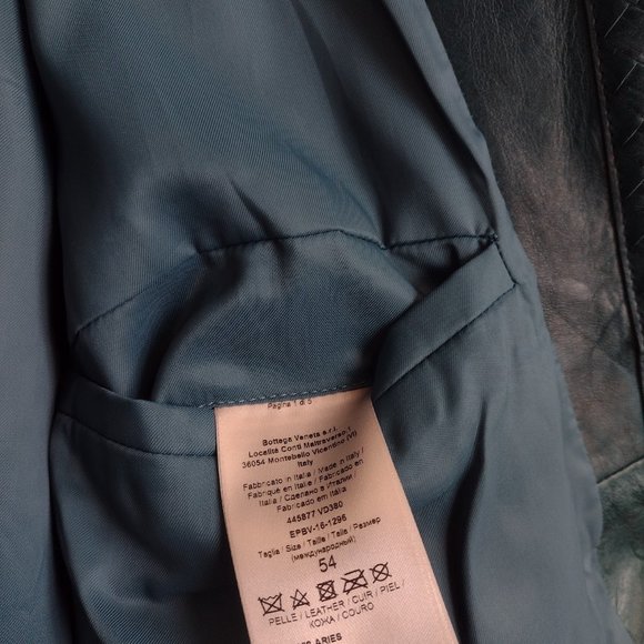 Rare AW16 Bottega Veneta Tomas Maier Leather Bomber Blouson Jacket Coat Luxury - Picture 6 of 8